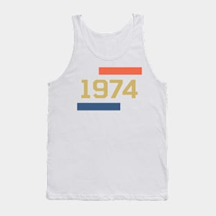 1974 Birth year Tank Top